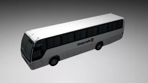 Bus Vehicle Andare Class 3d model Bus Vehicle Andare Class 3d model
