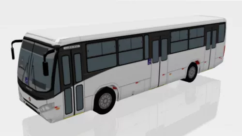 Marcopolo Bus Vehicle 3d model Marcopolo Bus Vehicle 3d model