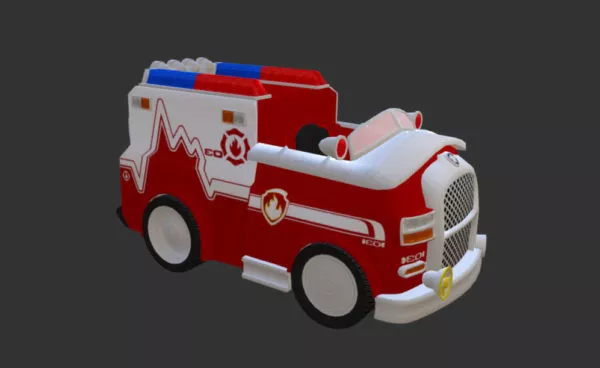 Autoloader Forklift Vehicle 3d model