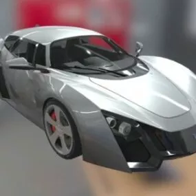 Marussia B2 Car 3d model