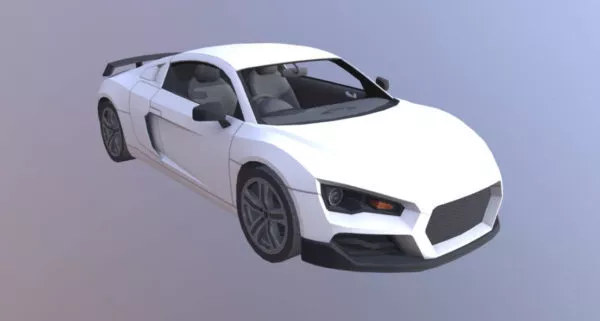 Maserati Alfieri White 3d model