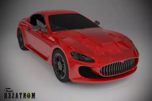 Maserati Alfieri White 3d model