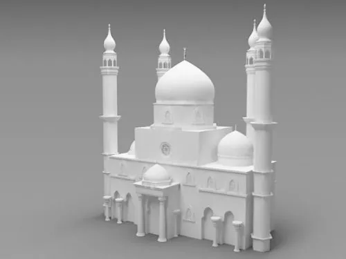 Antique Church Onion Dome 3d model