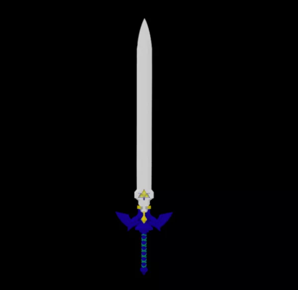 Tang Dynasty Chinese Sword 3d model