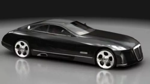 Car Maybach Coupe Design 3d model Car Maybach Coupe Design 3d model
