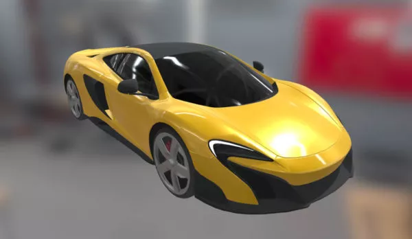 Mclaren 576gt Sport Car 3d model Mclaren 576gt Sport Car 3d model