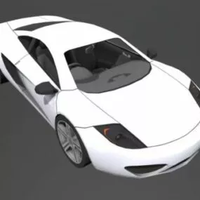 Car Mclaren Mp4 3d model