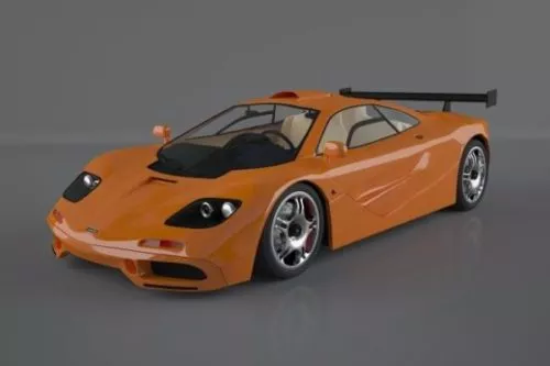 Mclaren F1 Car Ver 1994 3d model Mclaren F1 Car Ver 1994 3d model