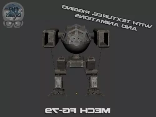 Futuristic Spacecraft Tug 3d model