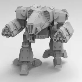 Mechwarrior Game Character 3d model