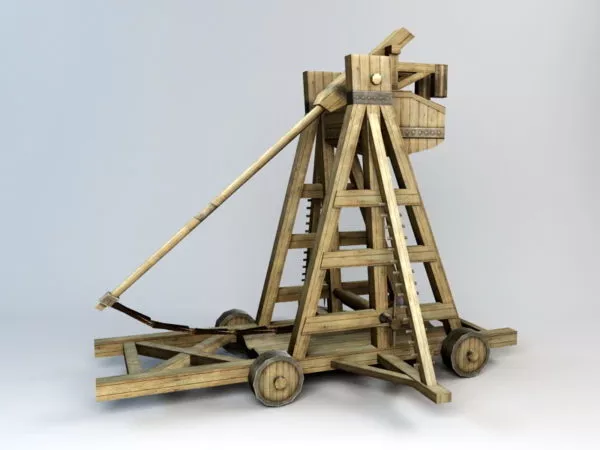 Medieval Trebuchet Weapon 3d model Medieval Trebuchet Weapon 3d model