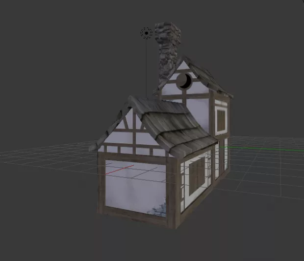 Medieval Interior Space 3d model