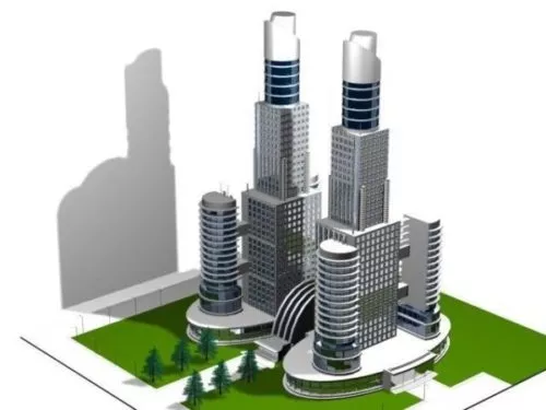 Andromeda City Building 3d model