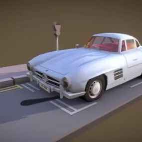 Mercedes 300sl Car 3d model