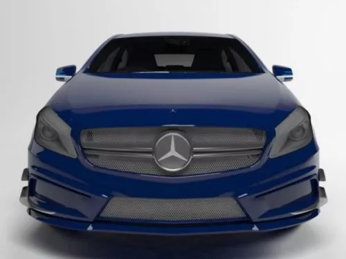 Car Mercedes Benz A45 Amg 3d model Car Mercedes Benz A45 Amg 3d model