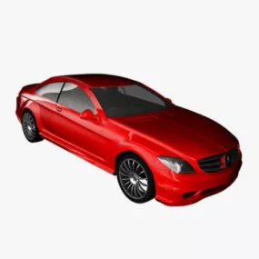 Mercedes Benz Cl600 2007 Car 3d model