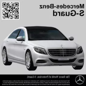 Mercedes Benz S-guard Car 3d model
