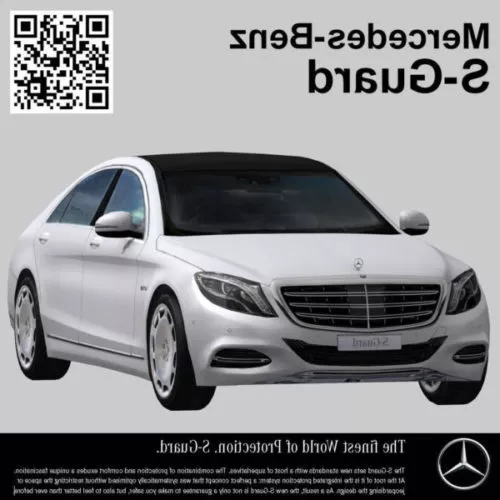 Mercedes Benz S-guard Car 3d model Mercedes Benz S-guard Car 3d model