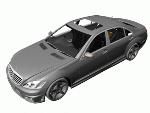 Mercedes Benz 190sl Car 3d model