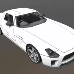Car Mercedes Benz Sls Amg 3d model