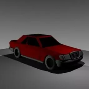 Mercedes Benz W124 Car 3d model