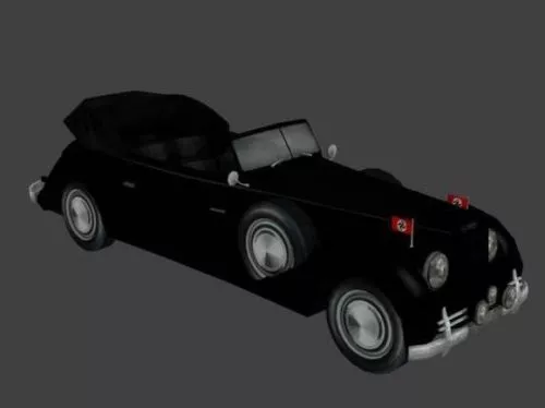 Mercedes Benz Black Limousine Car 3d model Mercedes Benz Black Limousine Car 3d model