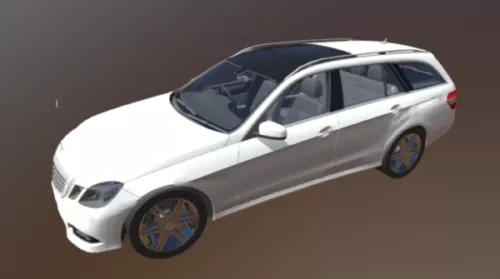 Car Mercedes E Class 3d model Car Mercedes E Class 3d model
