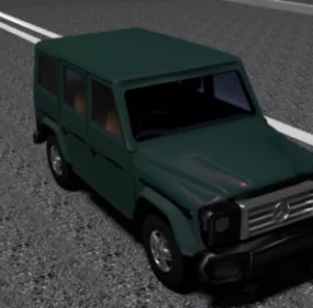 Mercedes G Class Suv Car 3d model