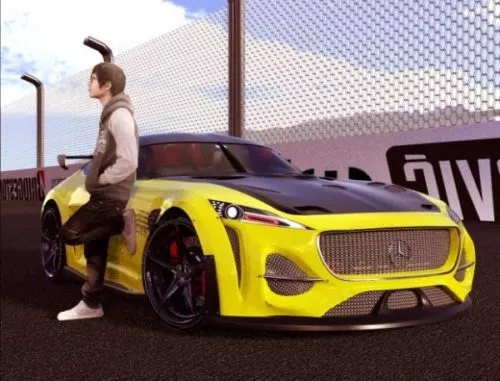 Mercedes Amg Gts Sports Car 3d model Mercedes Amg Gts Sports Car 3d model