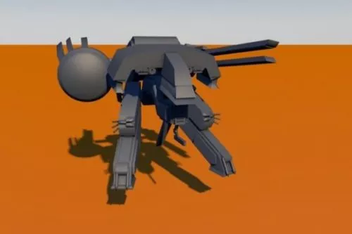 Droid Monitor Halo 3d model