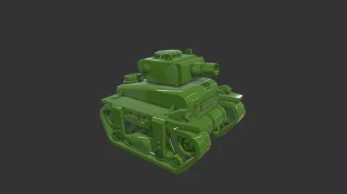 Germany Panzer Iv F2 Tank 3d model
