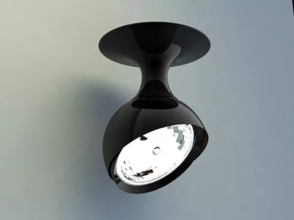 Studio Metal Mini Spotlights 3d model Studio Metal Mini Spotlights 3d model