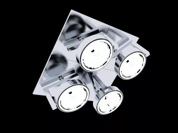 Studio Room Metal Spotlights 3d model Studio Room Metal Spotlights 3d model