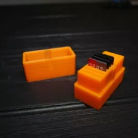 Micro Sd Card Holder Printable 3d model