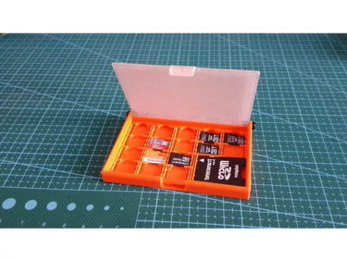 Microsd Card Box Printable 3d model Microsd Card Box Printable 3d model