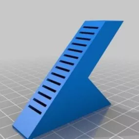 Printable Micro Sd Holder 3d model