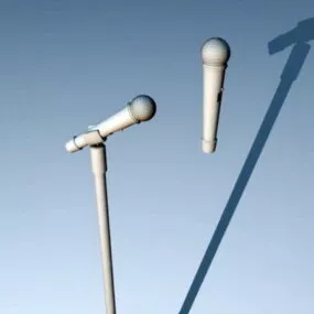 Studio Microphone Stand 3d model