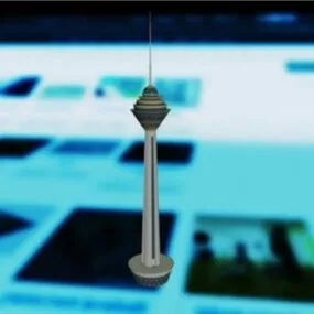 Milad Tower 3d model