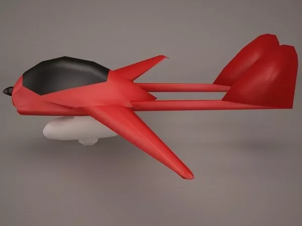 Military Aircraft Low Poly Concept 3d model Military Aircraft Low Poly Concept 3d model