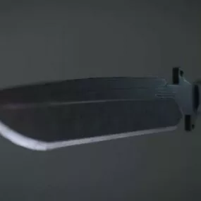 Military Attack Knife Weapon 3d model