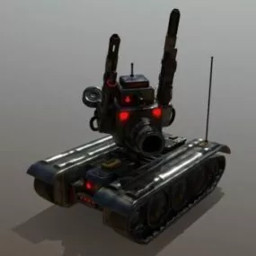 Military Suppression Droid Drone 3d model