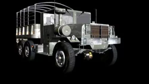 Vintage Soviet Truck 3d model