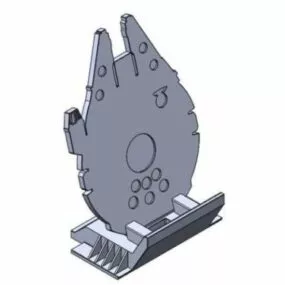 Printable Falcon Phone Rest 3d model