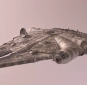 Millennium Falcon Spaceship Design 3d model