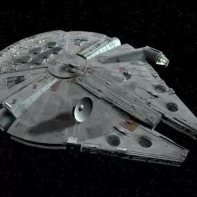 Millennium Falcon Spacecraft 3d model