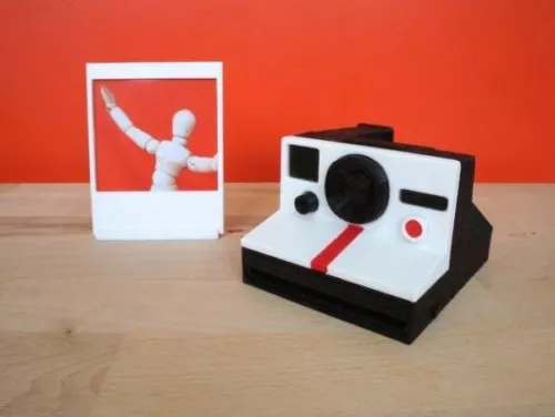 Minature Polaroid Camera Printable 3d model Minature Polaroid Camera Printable 3d model