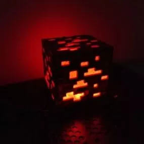 Minecraft Glowing Redstone Printable 3d model