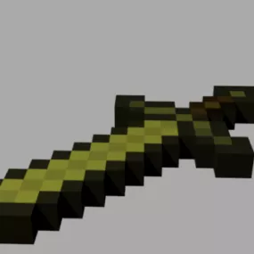 Gaming Minecraft Sword 3d model