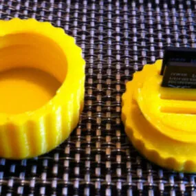 Printable Micro Sd Card Rounded Box 3d model