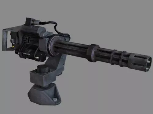 Military Mini Gun 3d model Military Mini Gun 3d model